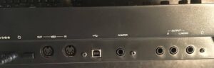 Korg Modwave MK1 - back